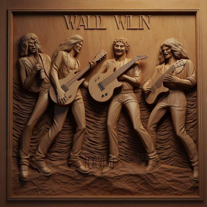 Van Halen 2 stl model for CNC